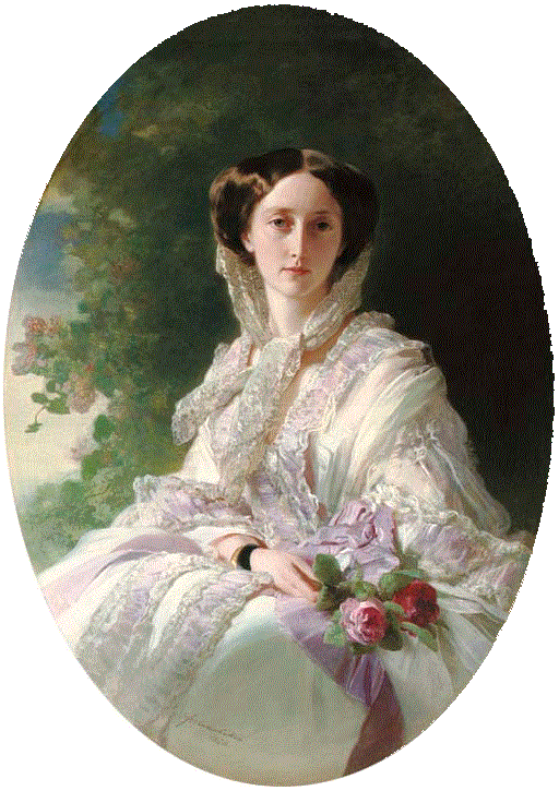 Olga Nikolaïevna de Russie - par Franz Xaver Winterhalter - en 1865